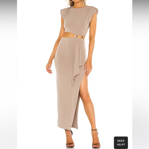 Lovers and Friends Encore Dress- Taupe - Picture 1 of 8